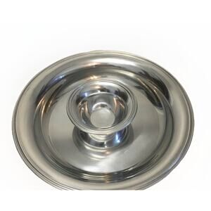 New Reed & Barton Arlington Serverware Collection Serving Tray Bowl Chip/Dip Set
